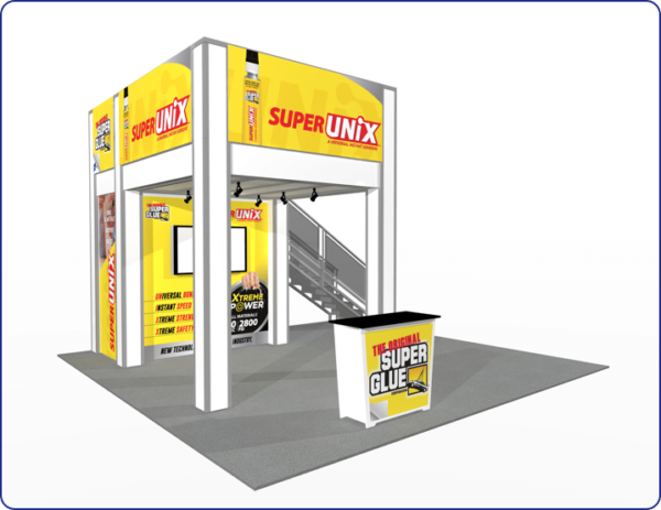 Rental Double Deck Display