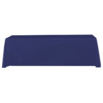 table throw stock 8 ft royal blue 3 sided no print 1