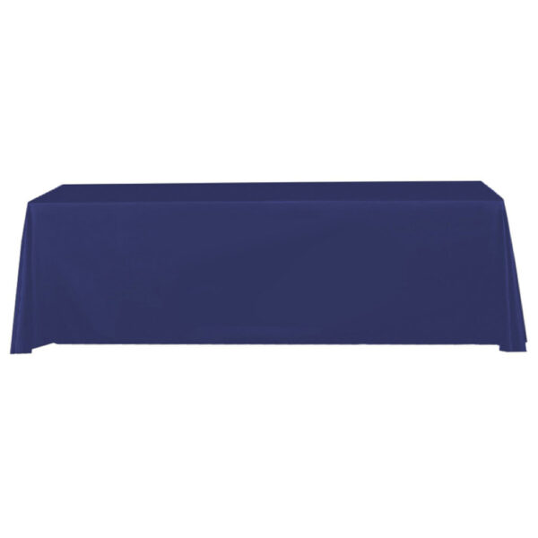 Table Throw Stock 8 Ft. Royal Blue 3 Sided (No Print)